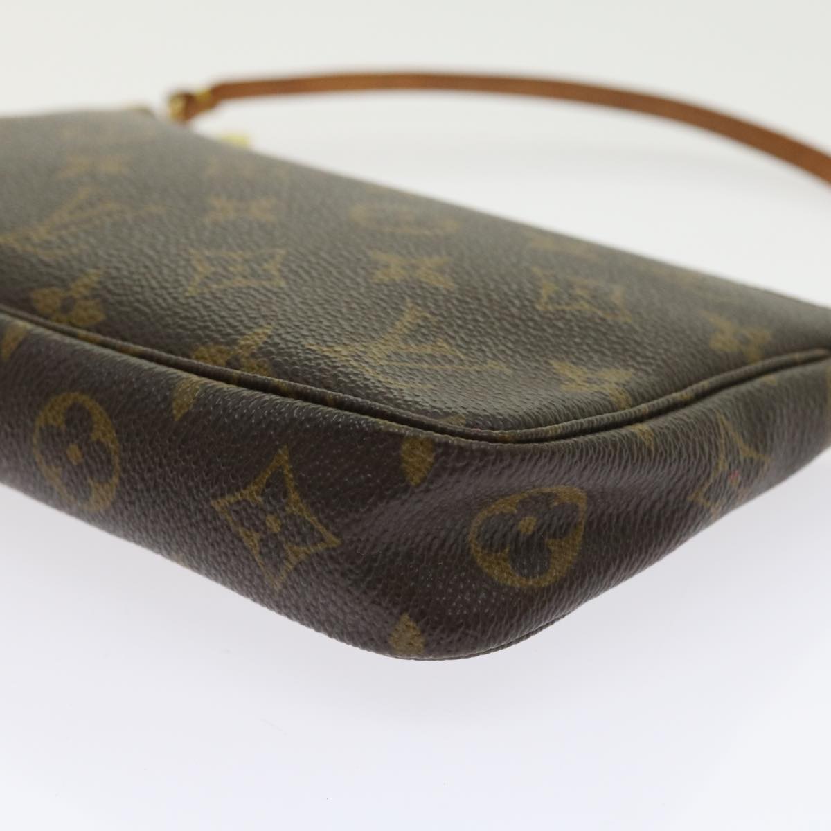LOUIS VUITTON Monogram Pochette Accessoires Pouch M51980 LV yk9156
