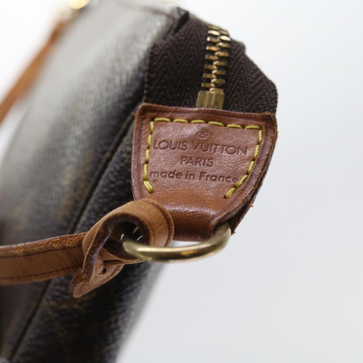 LOUIS VUITTON Monogram Pochette Accessoires Pouch M51980 LV yk9156