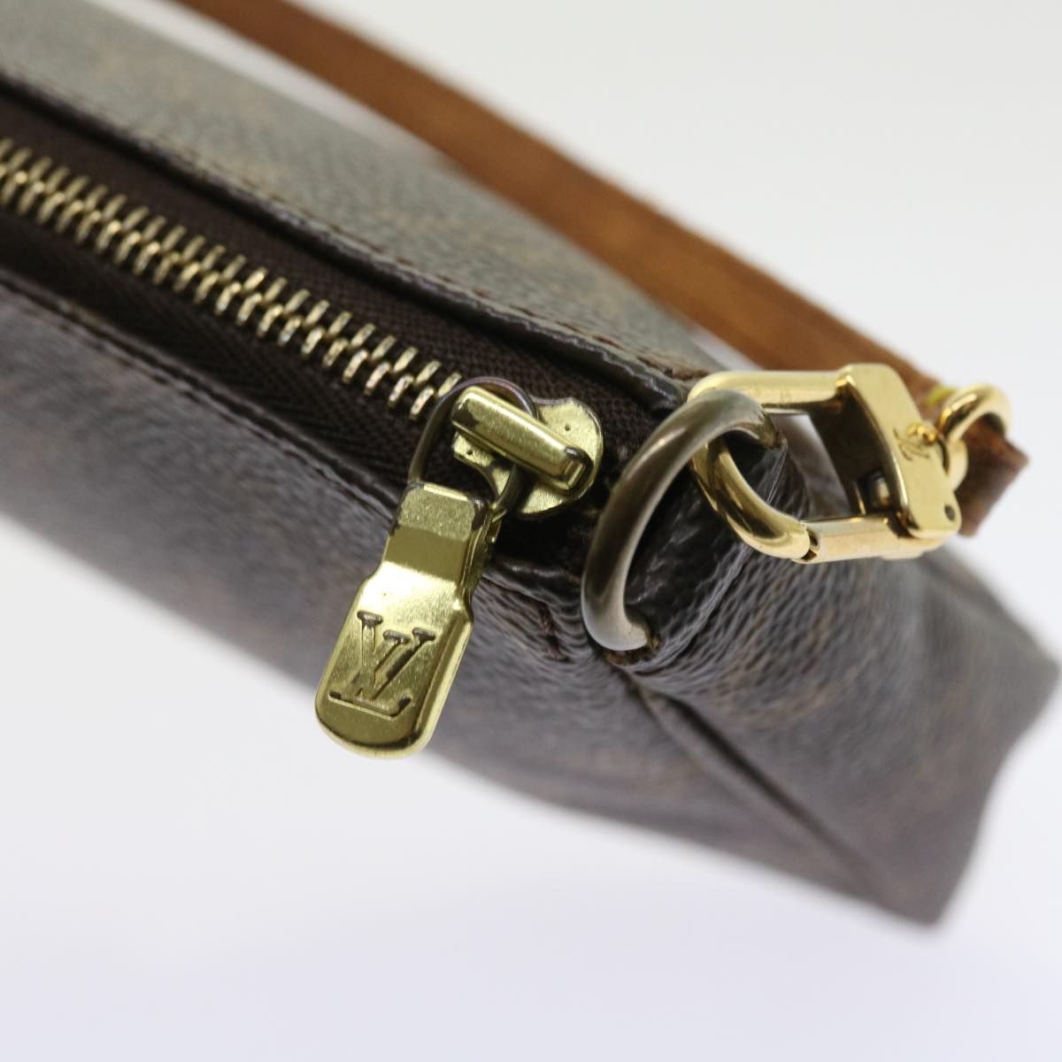 LOUIS VUITTON Monogram Pochette Accessoires Pouch M51980 LV yk9156