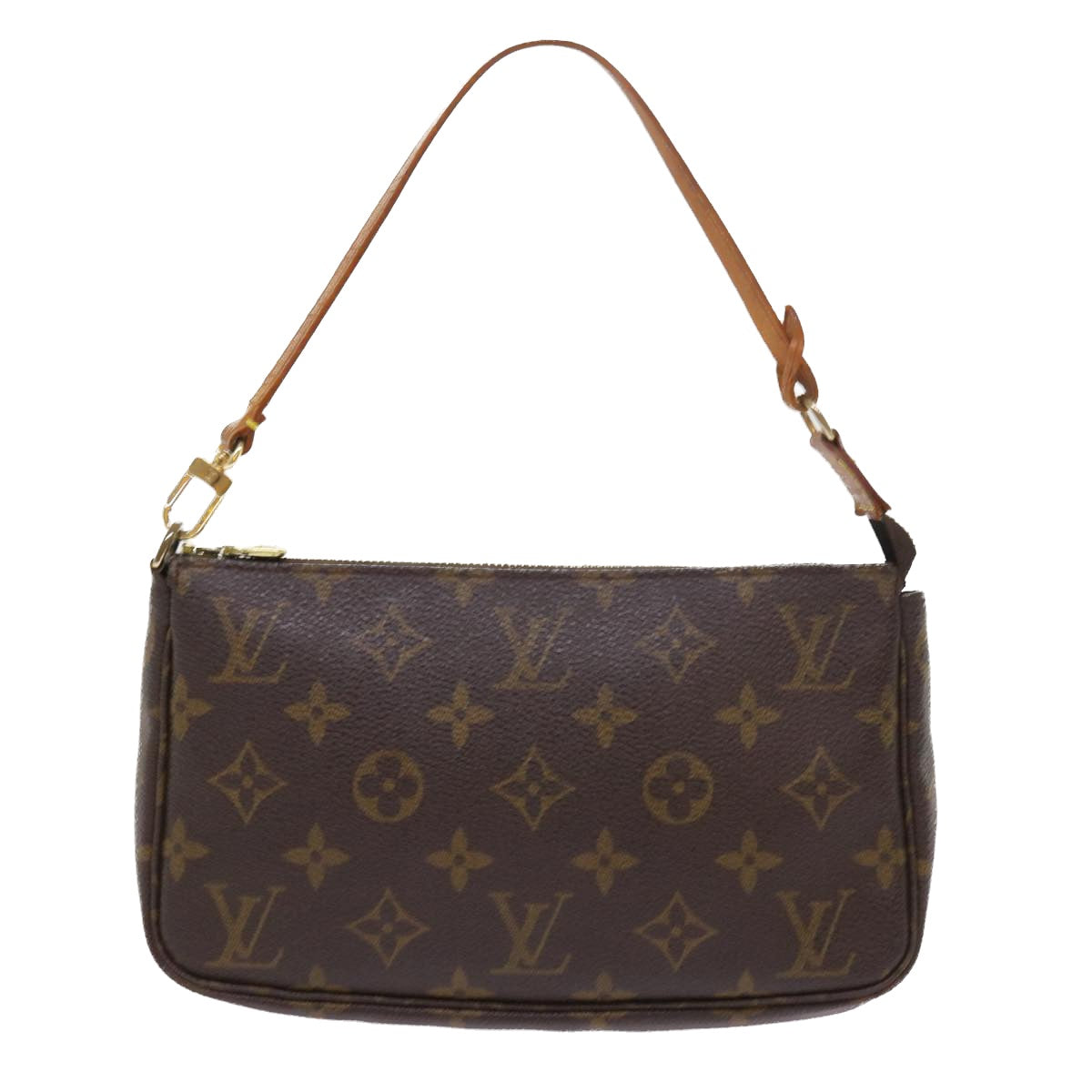 LOUIS VUITTON Monogram Pochette Accessoires Pouch M51980 LV yk9156