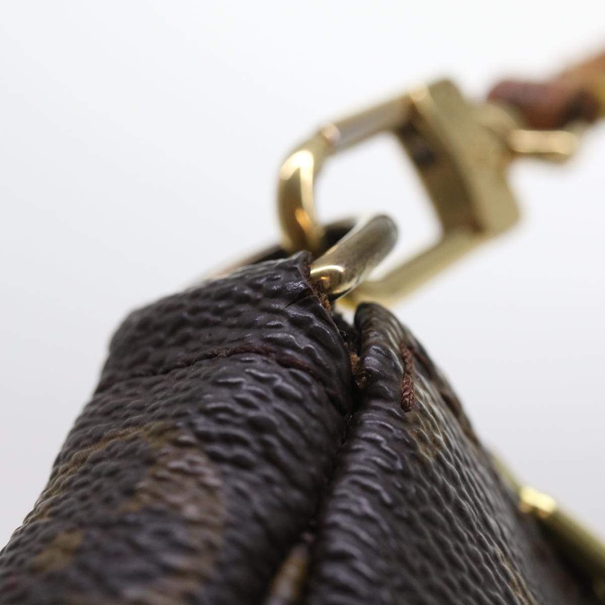 LOUIS VUITTON Monogram Pochette Accessoires Pouch M51980 LV yk9156