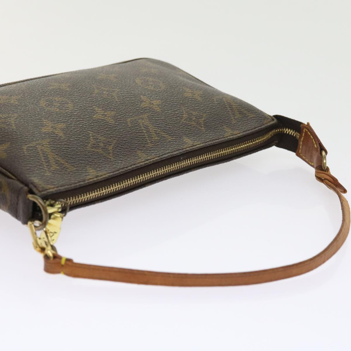 LOUIS VUITTON Monogram Pochette Accessoires Pouch M51980 LV yk9156