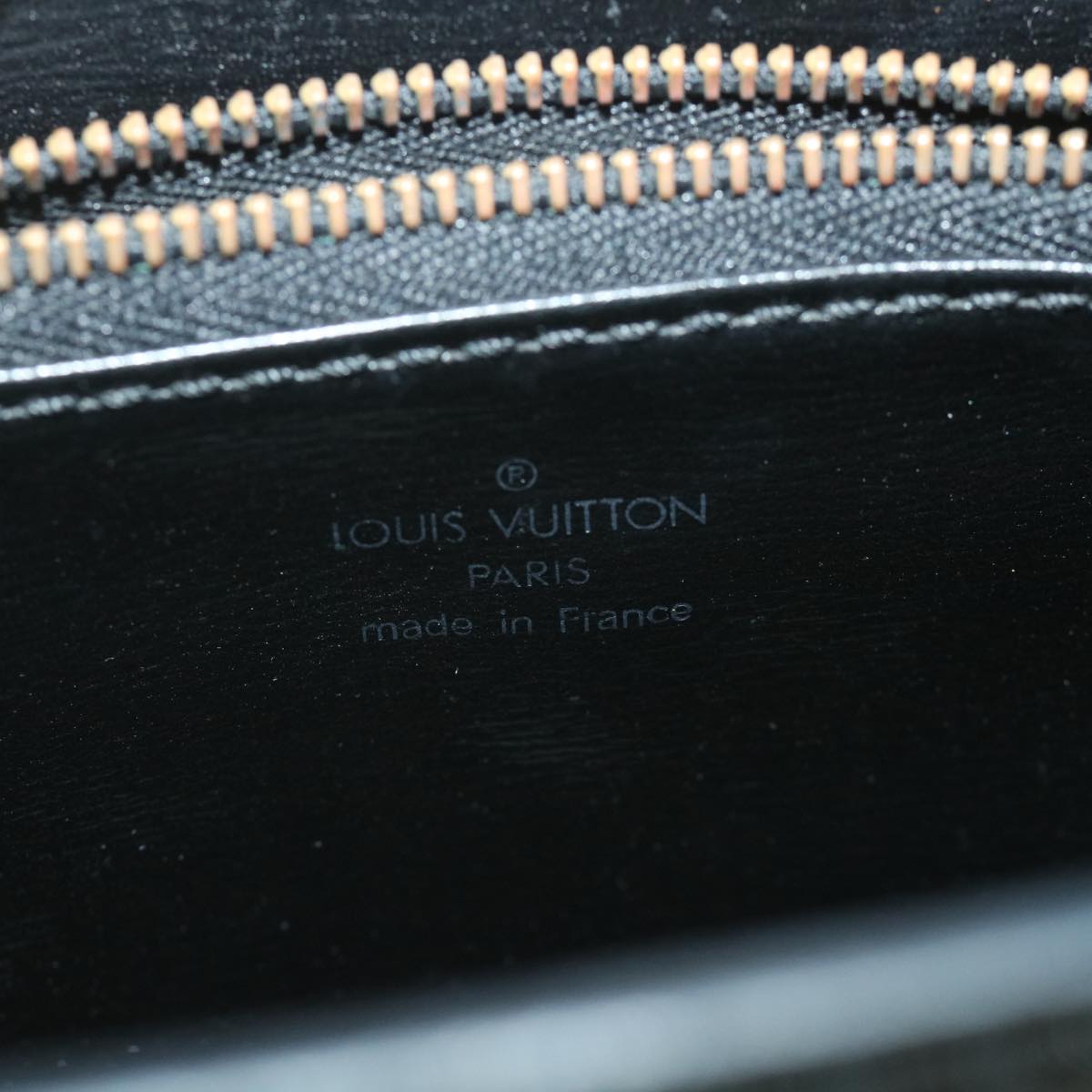 LOUIS VUITTON Epi Malesherbes Hand Bag Black M52372 LV yk9162