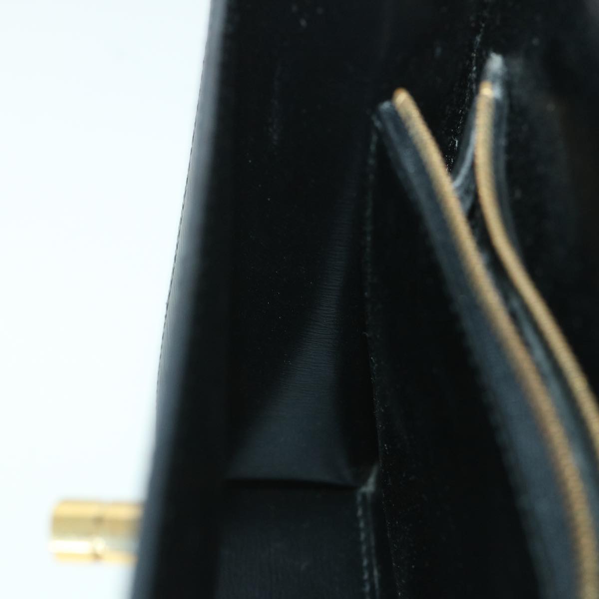 LOUIS VUITTON Epi Malesherbes Hand Bag Black M52372 LV yk9162