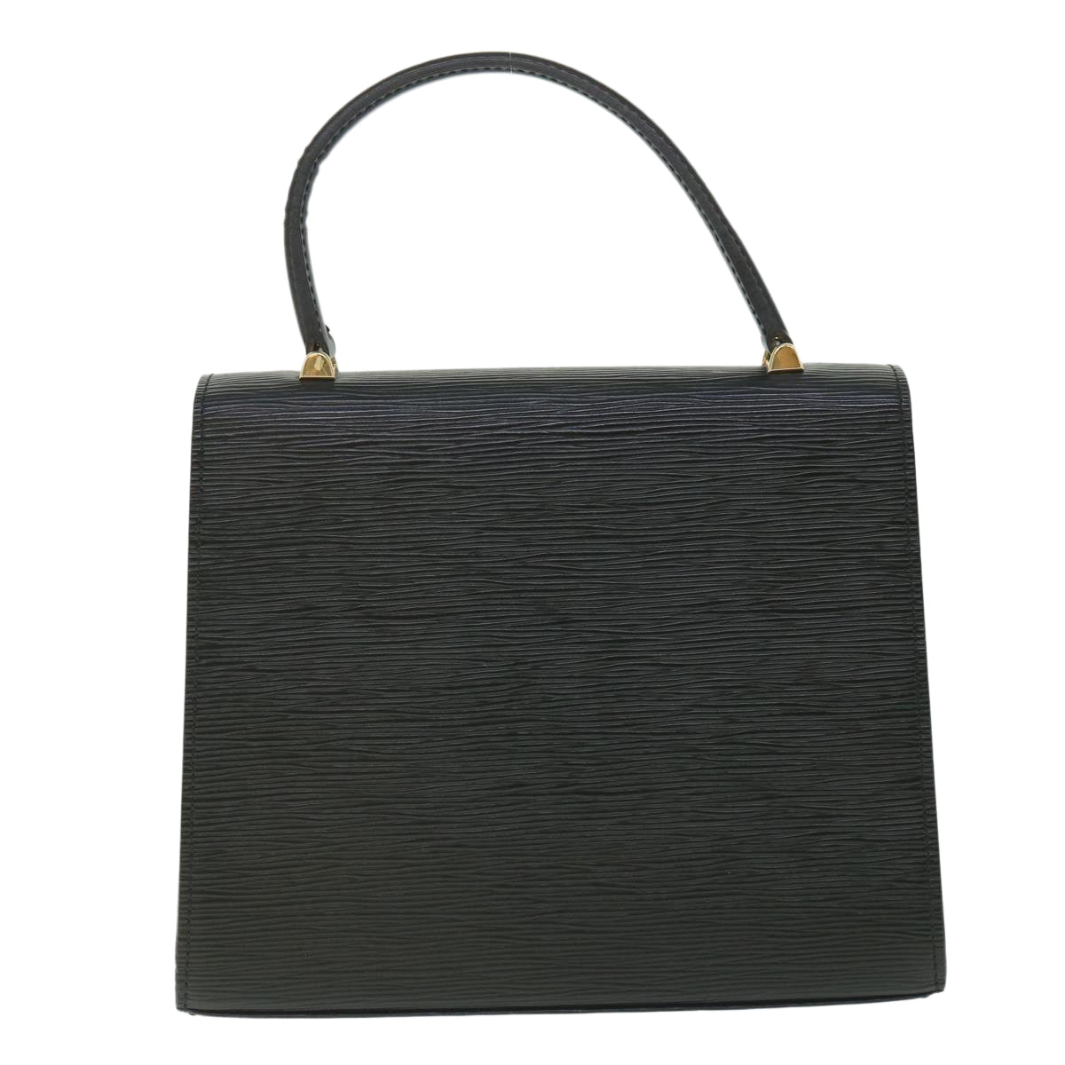 LOUIS VUITTON Epi Malesherbes Hand Bag Black M52372 LV yk9162