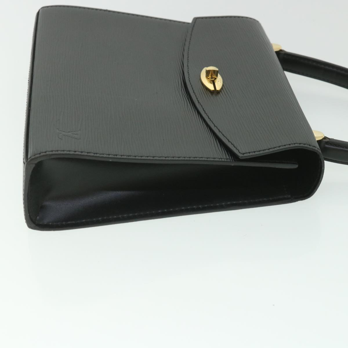 LOUIS VUITTON Epi Malesherbes Hand Bag Black M52372 LV yk9162