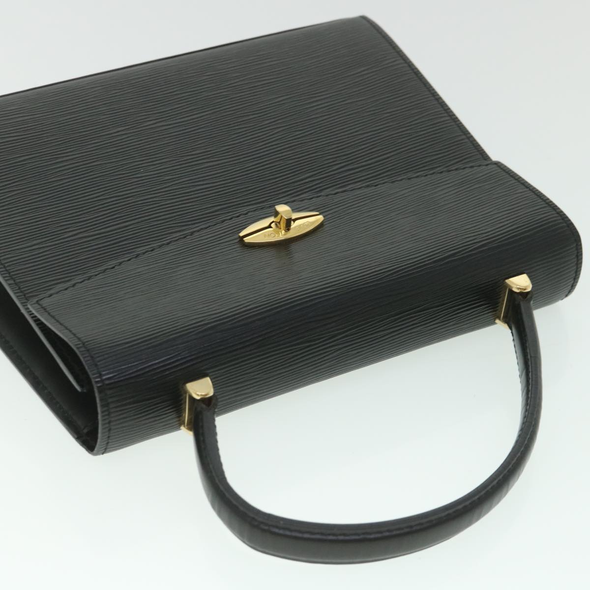 LOUIS VUITTON Epi Malesherbes Hand Bag Black M52372 LV yk9162