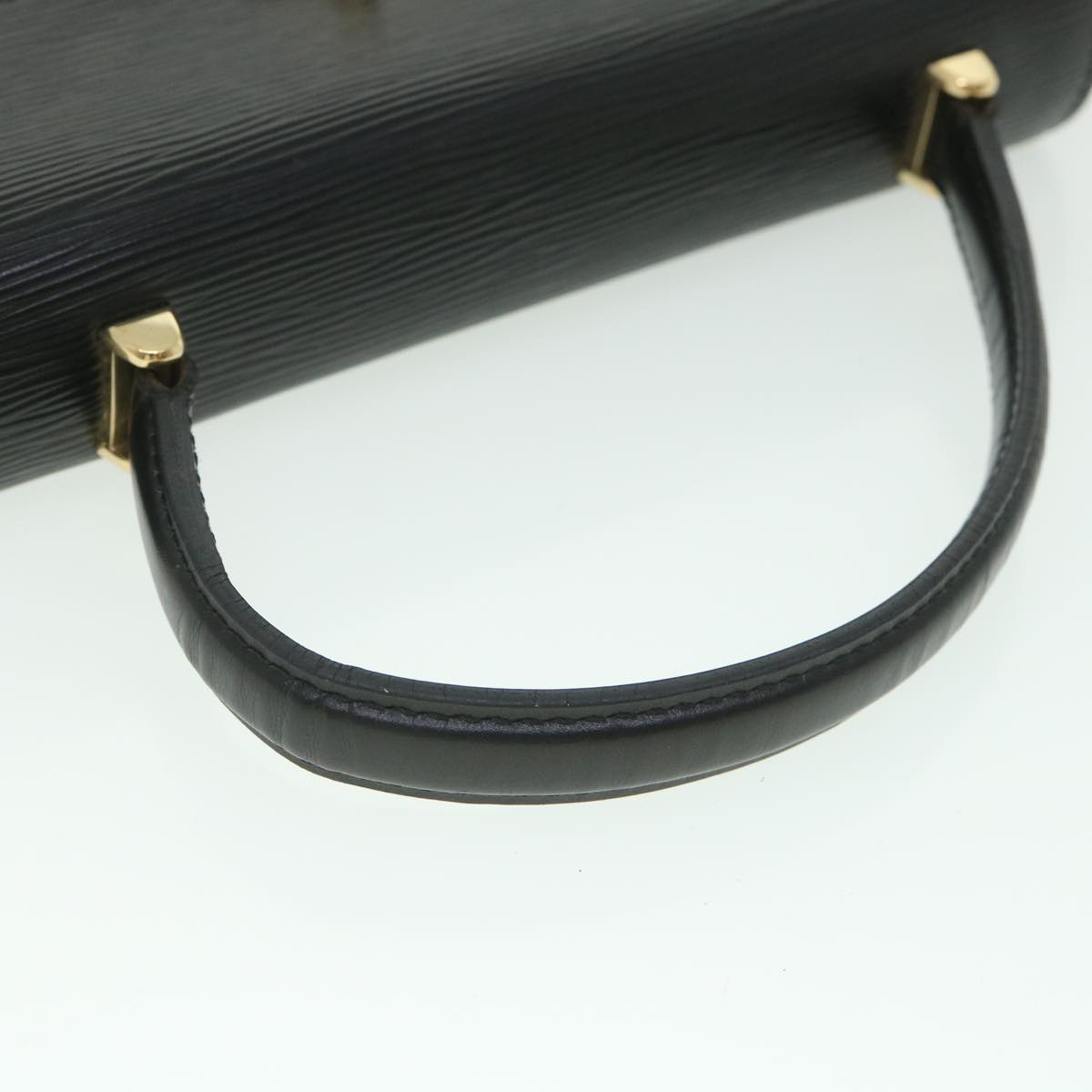 LOUIS VUITTON Epi Malesherbes Hand Bag Black M52372 LV yk9162