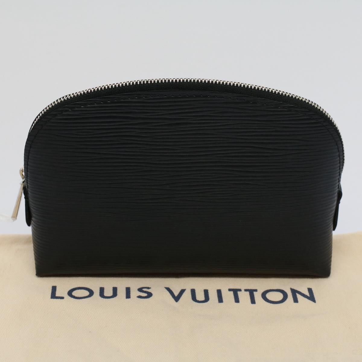 LOUIS VUITTON Epi Pochette Cosmetic PM Cosmetic Pouch Black M41348 yk9179
