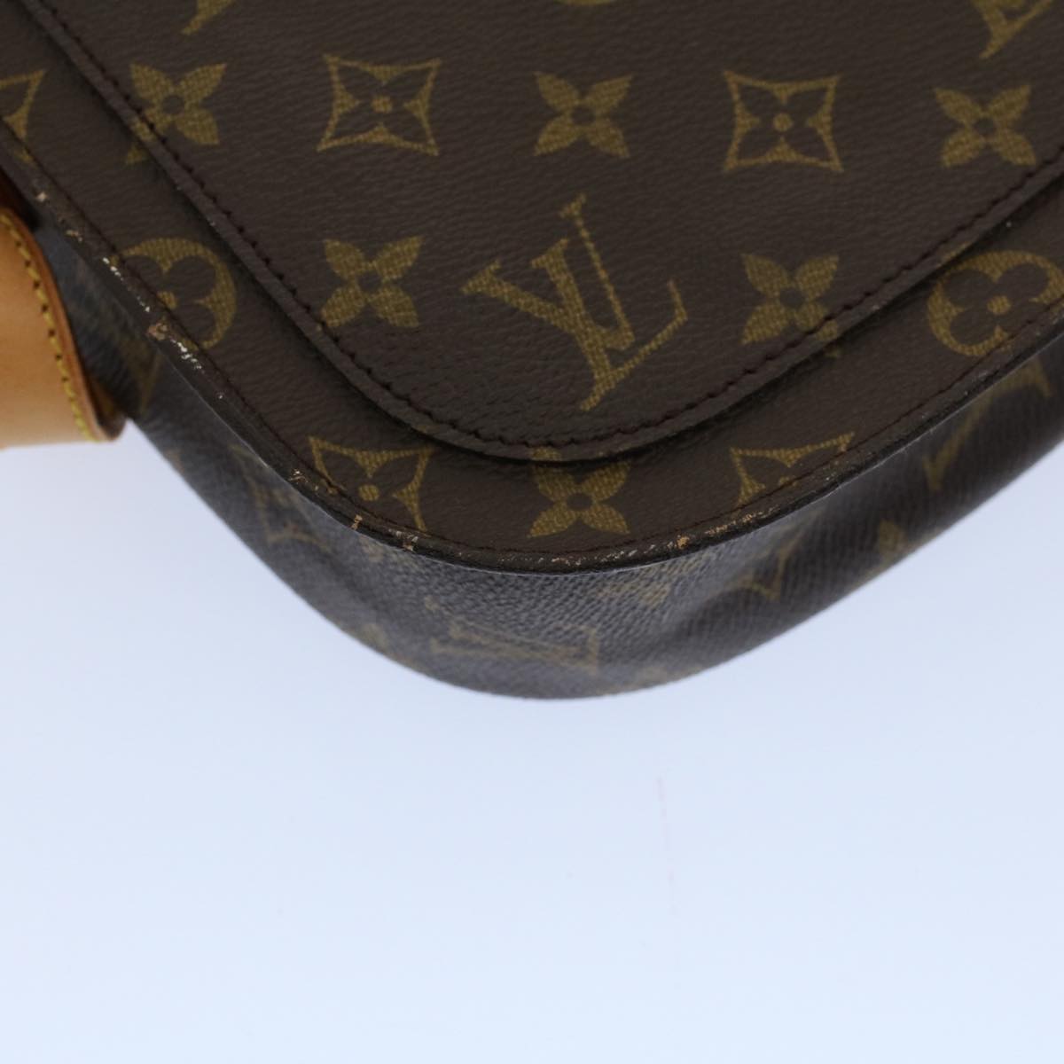 LOUIS VUITTON Monogram Saint Cloud GM Shoulder Bag M51242 LV yk9183