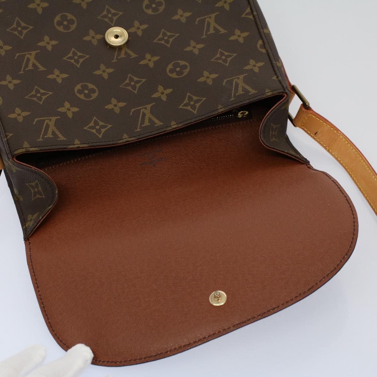 LOUIS VUITTON Monogram Saint Cloud GM Shoulder Bag M51242 LV yk9183