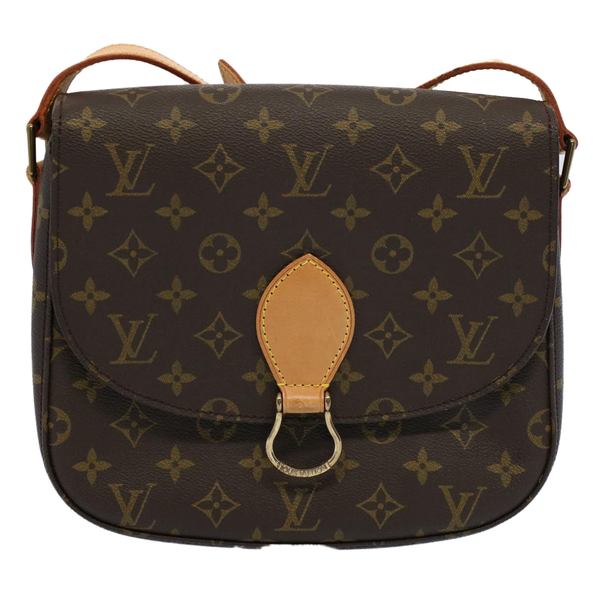 LOUIS VUITTON Monogram Saint Cloud GM Shoulder Bag M51242 LV yk9183