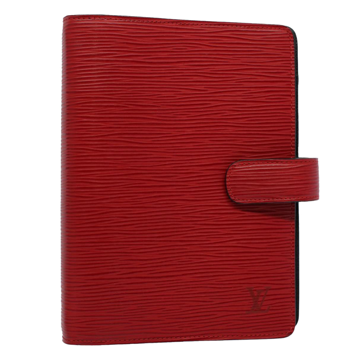LOUIS VUITTON Epi Agenda MM Day Planner Cover Red R20047 LV yk9184