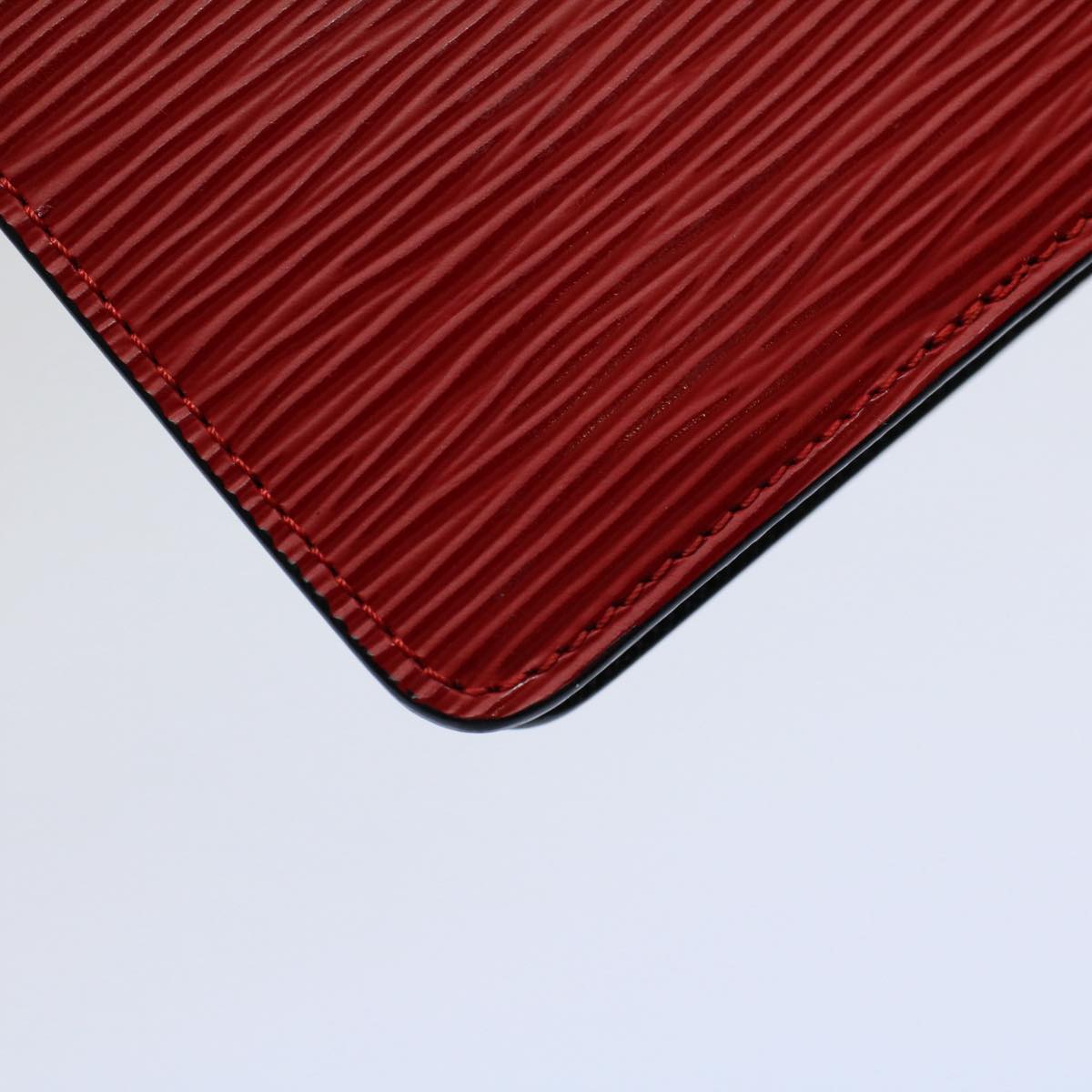 LOUIS VUITTON Epi Agenda MM Day Planner Cover Red R20047 LV yk9184