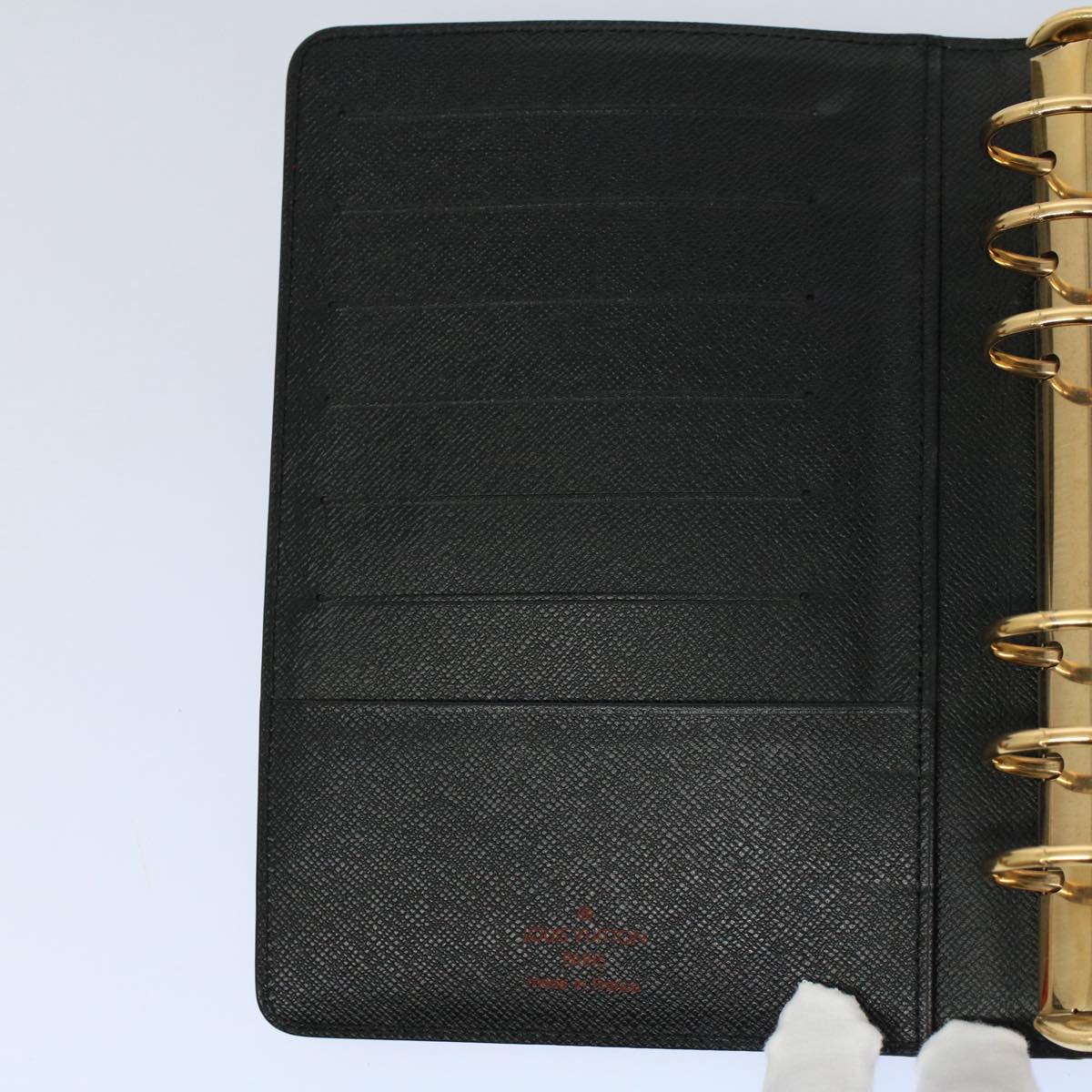 LOUIS VUITTON Epi Agenda MM Day Planner Cover Red R20047 LV yk9184
