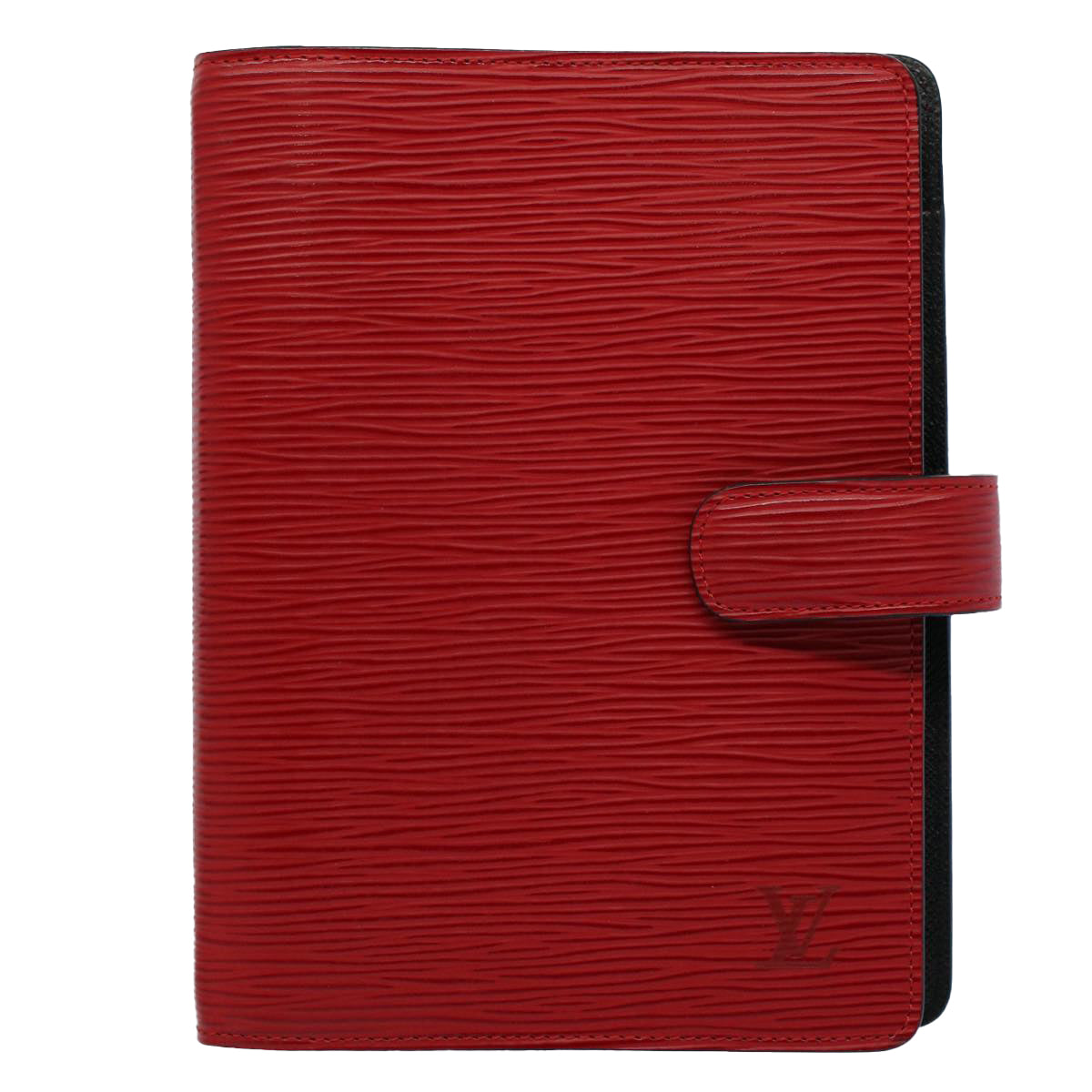 LOUIS VUITTON Epi Agenda MM Day Planner Cover Red R20047 LV yk9184