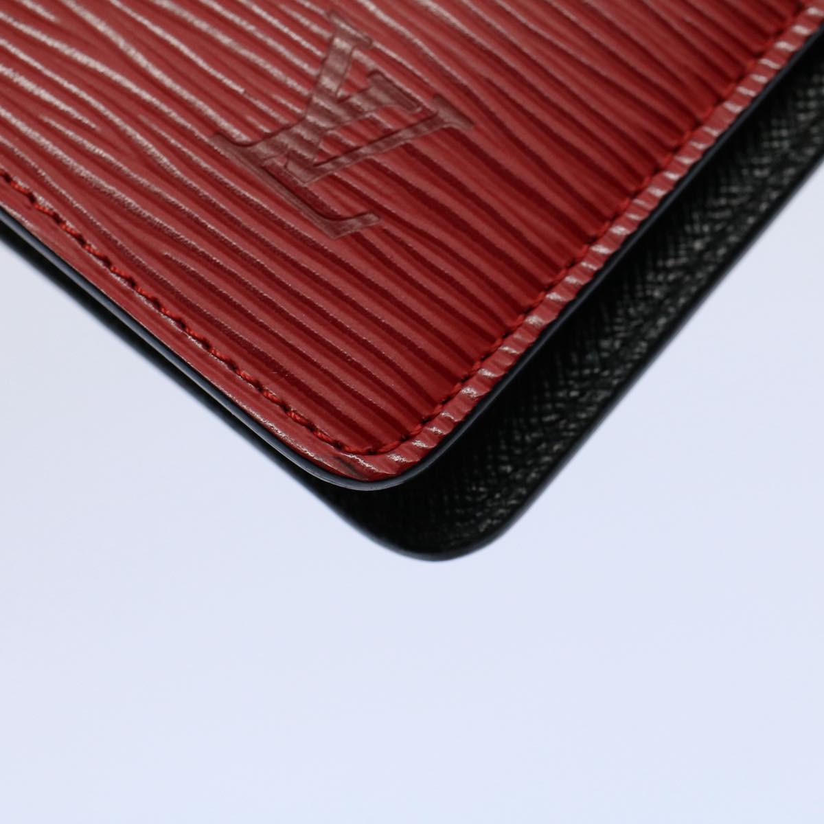 LOUIS VUITTON Epi Agenda MM Day Planner Cover Red R20047 LV yk9184