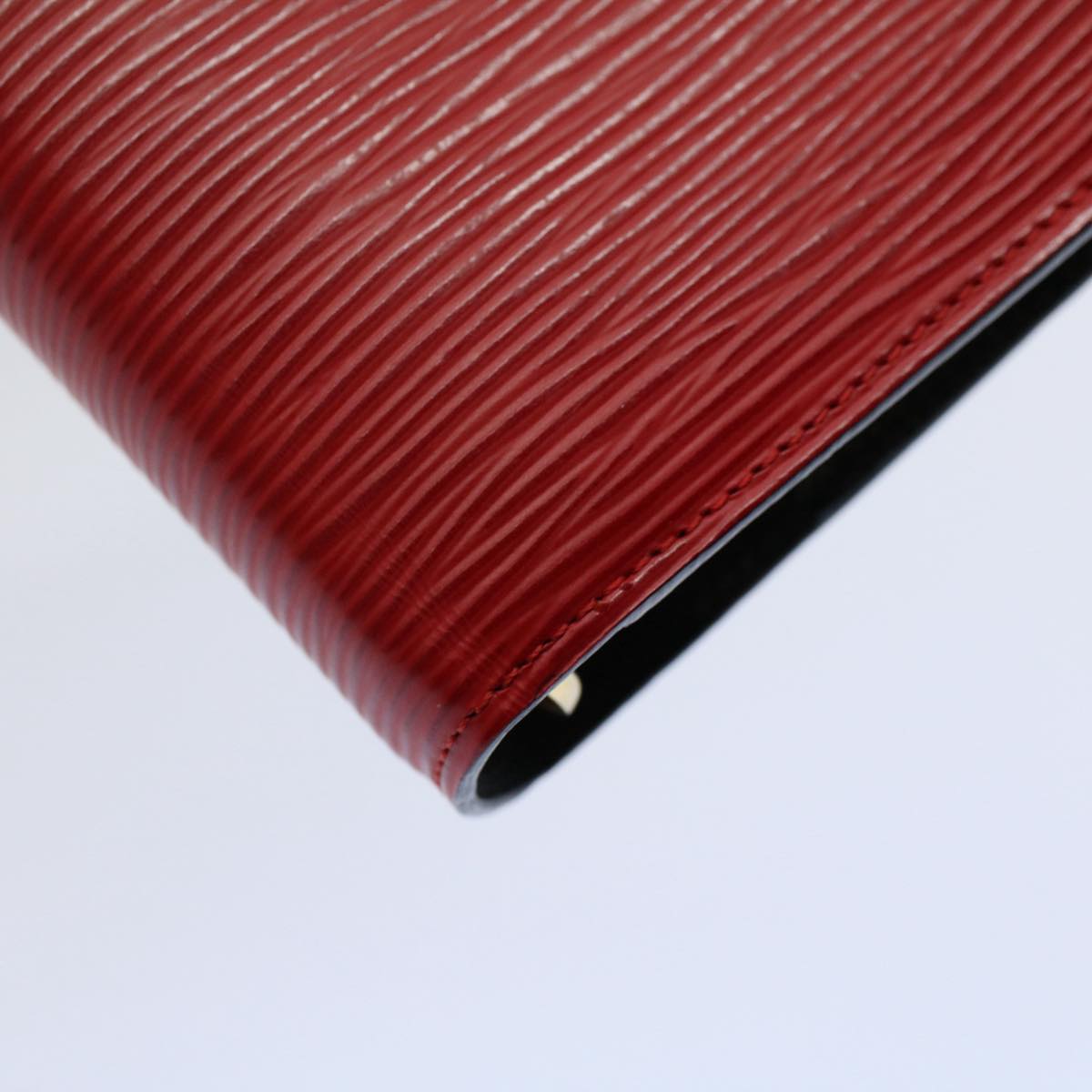 LOUIS VUITTON Epi Agenda MM Day Planner Cover Red R20047 LV yk9184