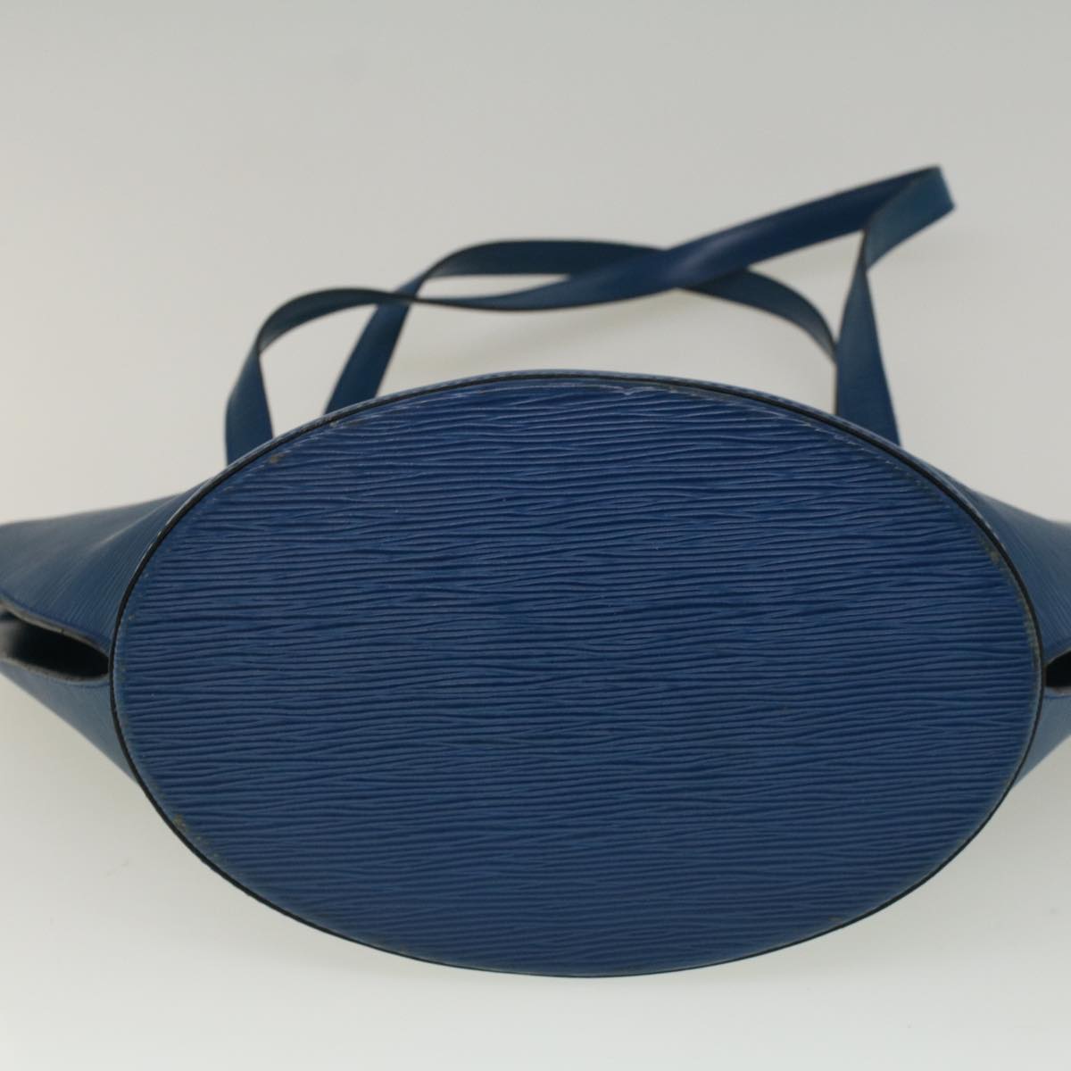 LOUIS VUITTON Epi Saint Jacques Shopping Shoulder Bag Blue M52275 LV yk9215