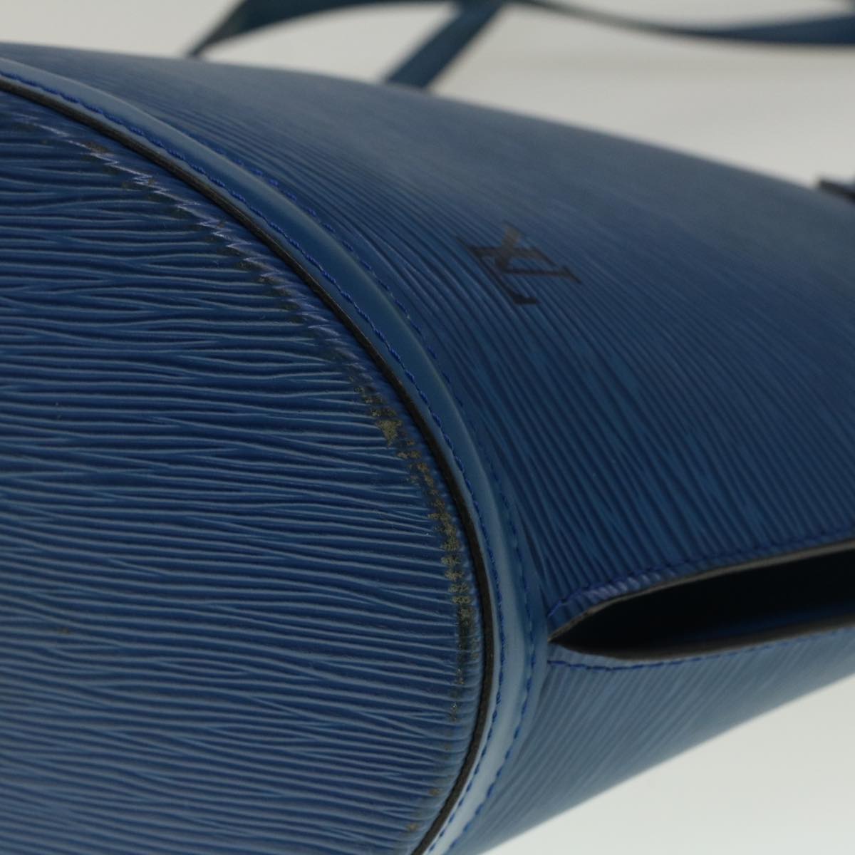 LOUIS VUITTON Epi Saint Jacques Shopping Shoulder Bag Blue M52275 LV yk9215