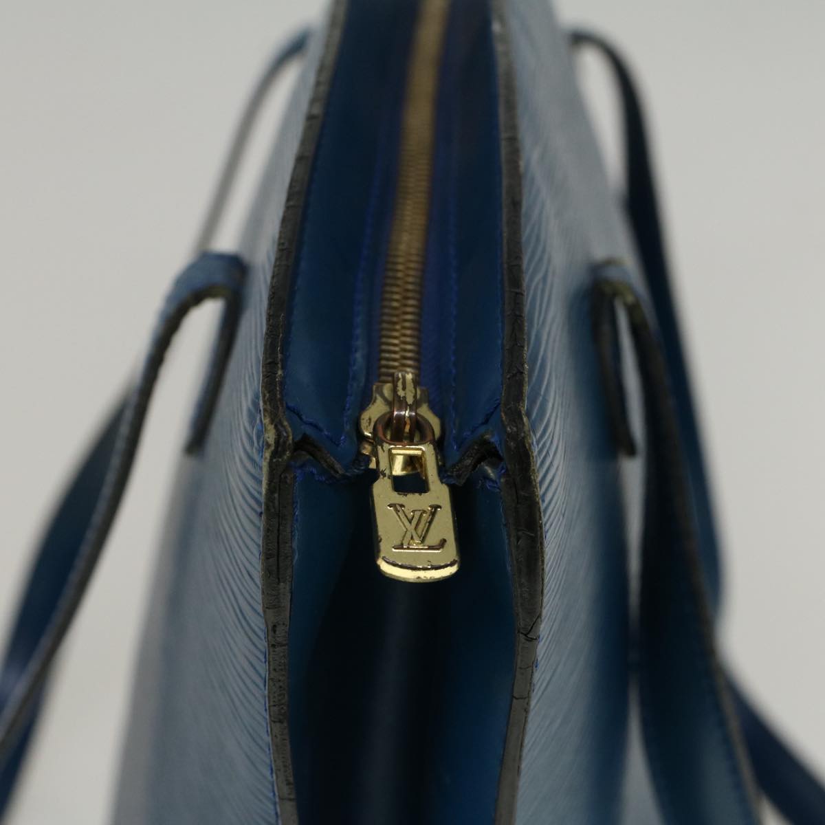 LOUIS VUITTON Epi Saint Jacques Shopping Shoulder Bag Blue M52275 LV yk9215