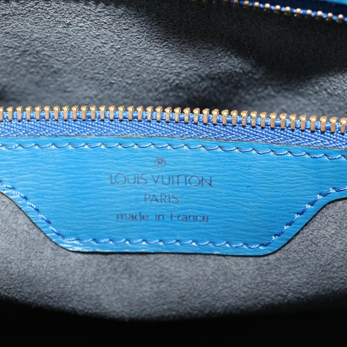 LOUIS VUITTON Epi Saint Jacques Shopping Shoulder Bag Blue M52275 LV yk9215
