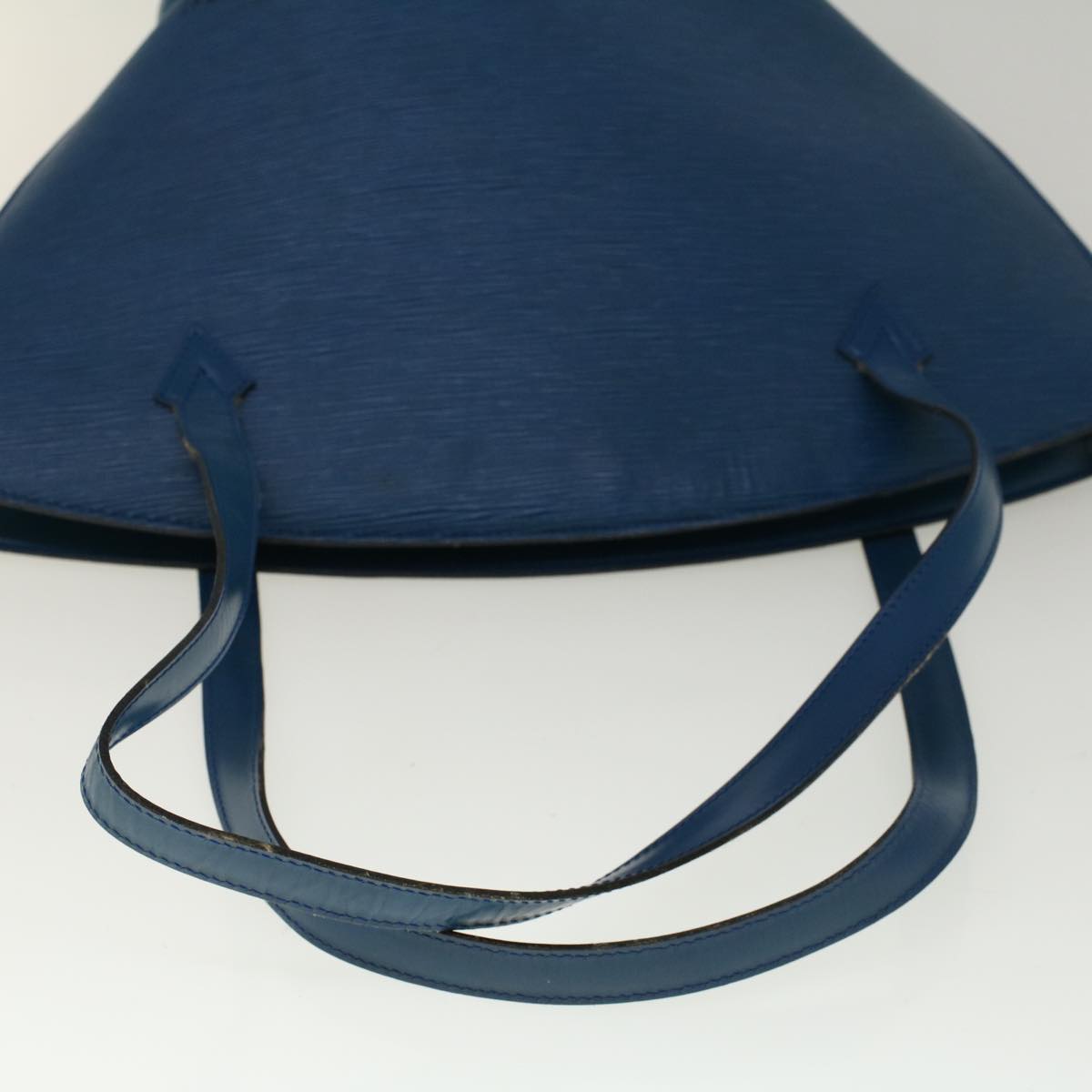 LOUIS VUITTON Epi Saint Jacques Shopping Shoulder Bag Blue M52275 LV yk9215