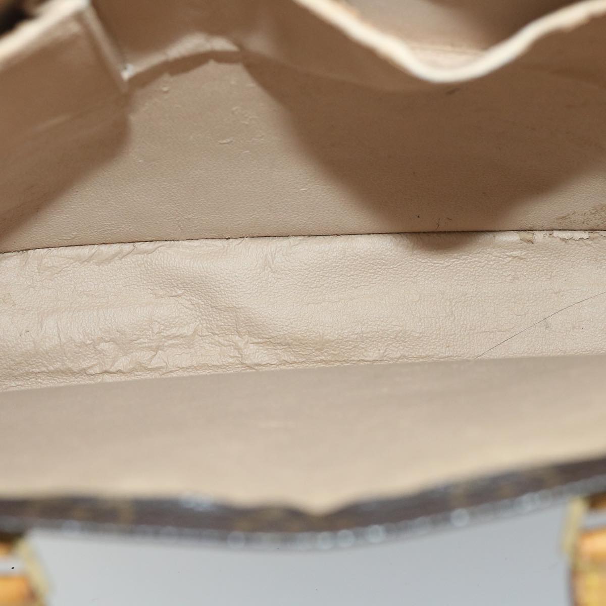 LOUIS VUITTON Monogram Sac Plat Hand Bag M51140 LV yk9228