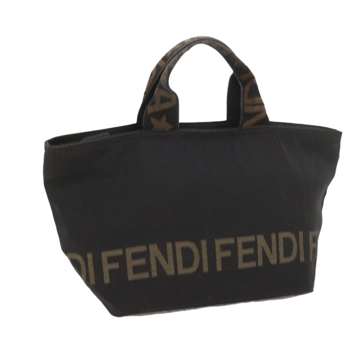 Luxury FendiHand Bag Canvas Blackyk9264