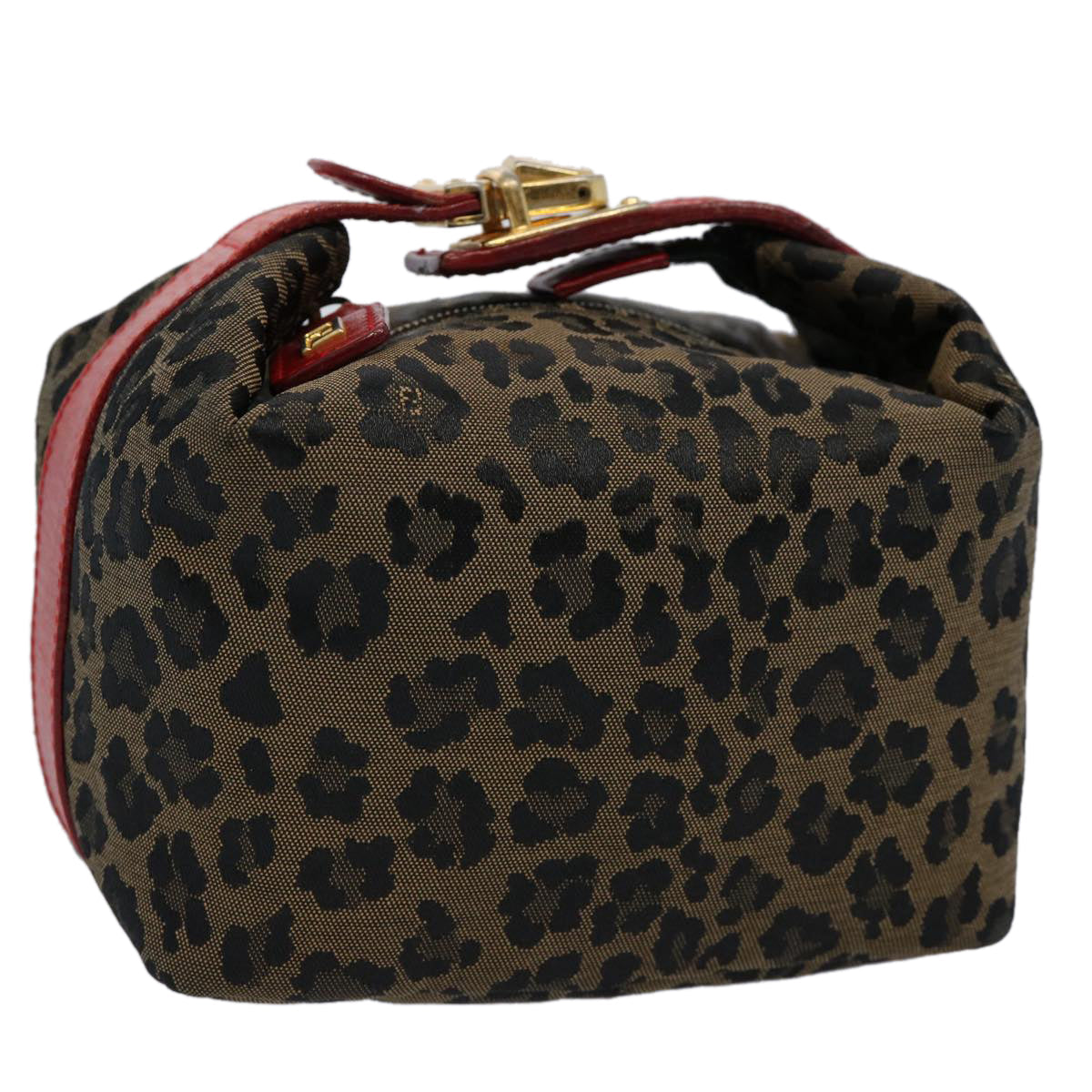 Luxury FendiHand Pouch Canvas Brownyk9727
