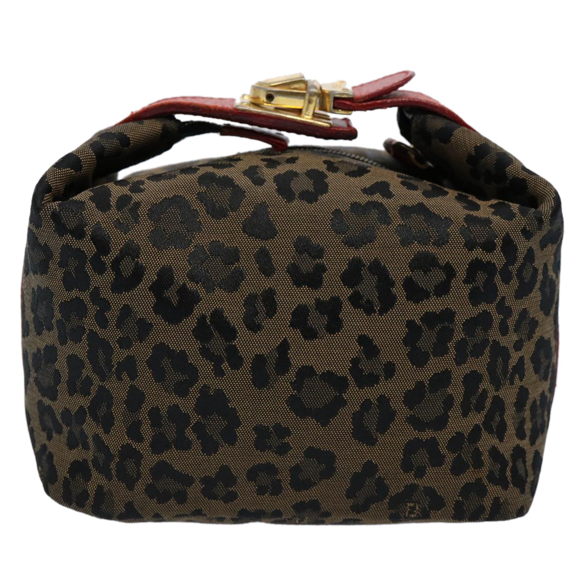 Luxury FendiHand Pouch Canvas Brownyk9727