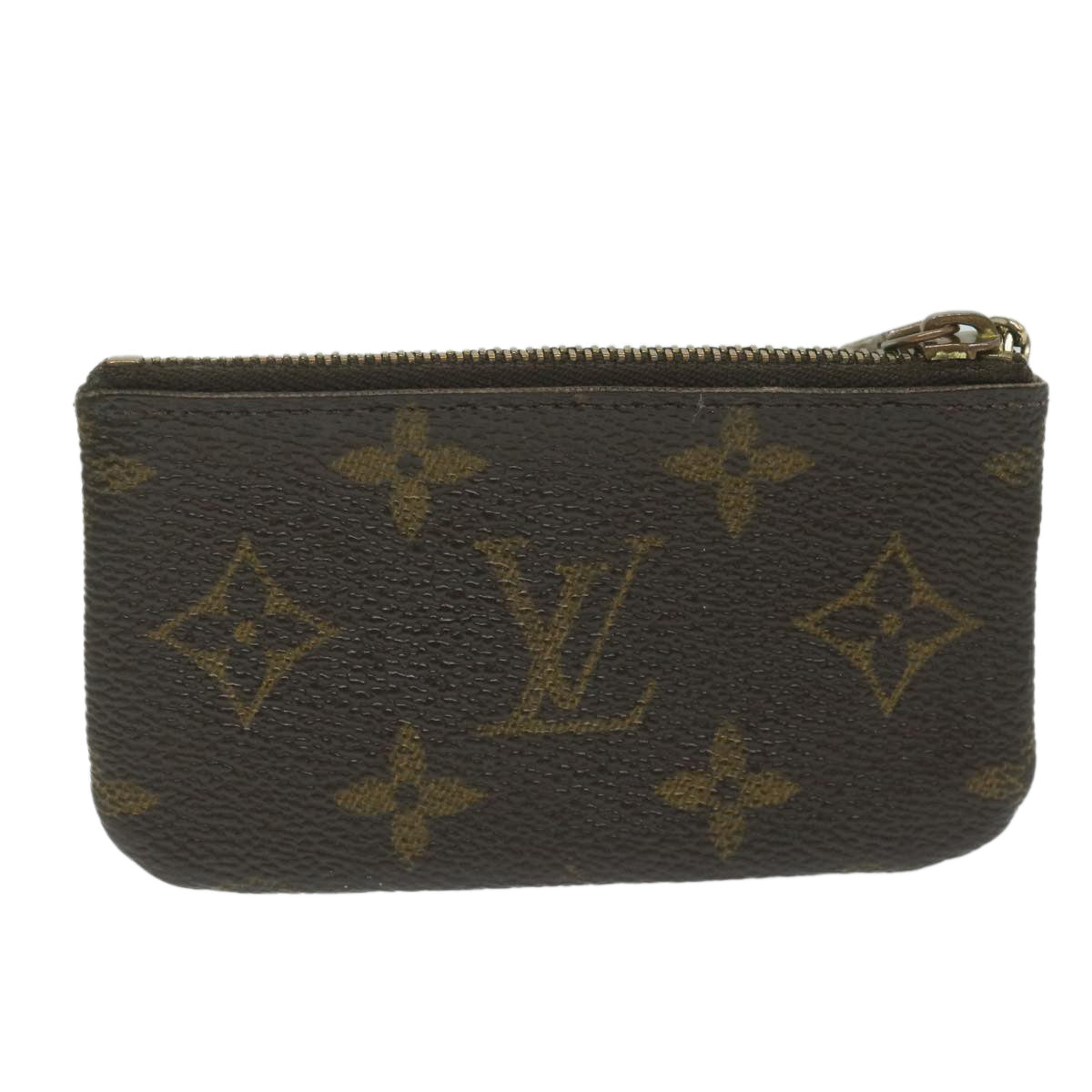 LOUIS VUITTON Monogram Pochette Cles Coin Purse M62650 LV yk9864