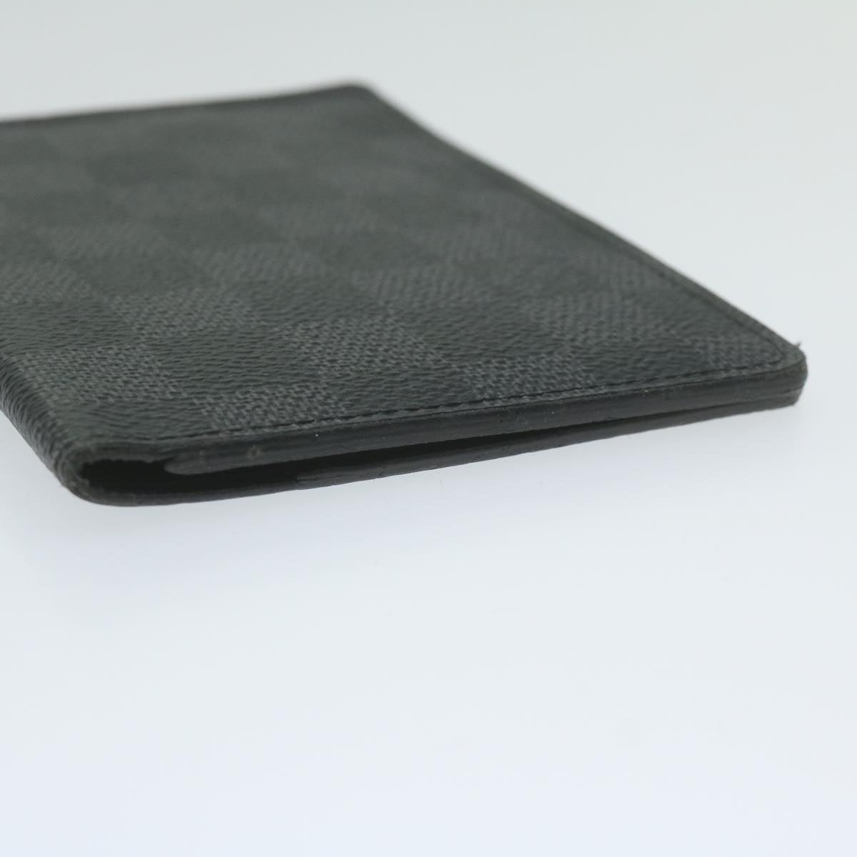 LOUIS VUITTON Damier Graphite Couvel Tulle Passopole Case N60031 LV yk9882