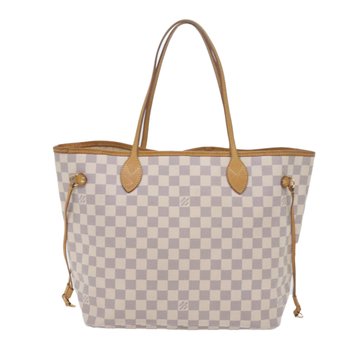 LOUIS VUITTON Damier Azur Neverfull MM Tote Bag N41605 LV yk9886