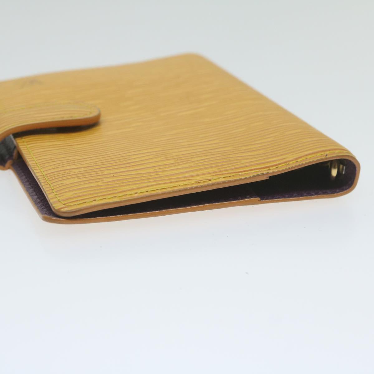 LOUIS VUITTON Epi Agenda PM Day Planner Cover Yellow R20059 LV yk9894