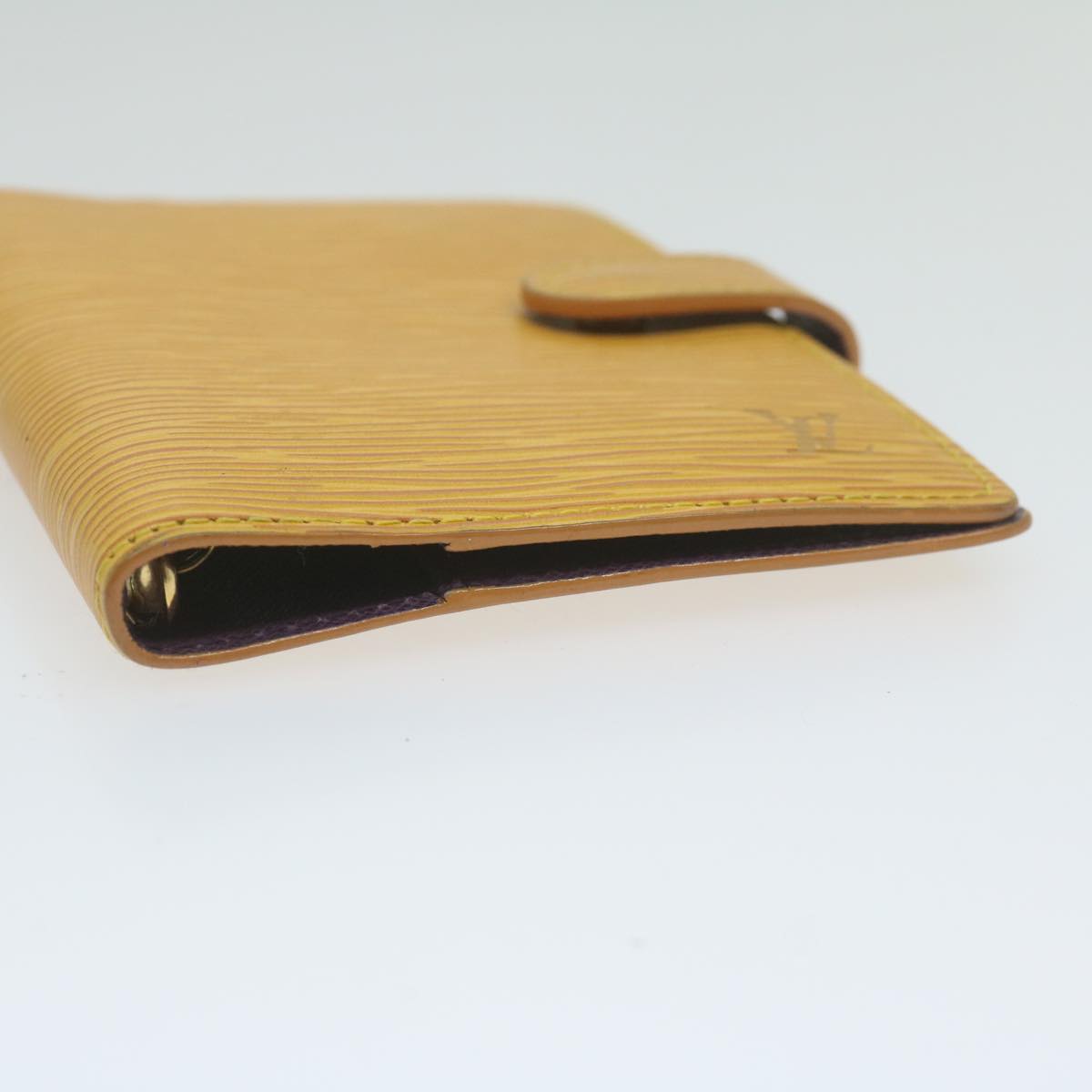 LOUIS VUITTON Epi Agenda PM Day Planner Cover Yellow R20059 LV yk9894