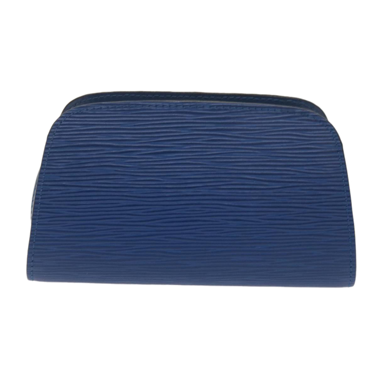 LOUIS VUITTON Epi Dauphine PM Pouch Blue M48445 LV yk9948