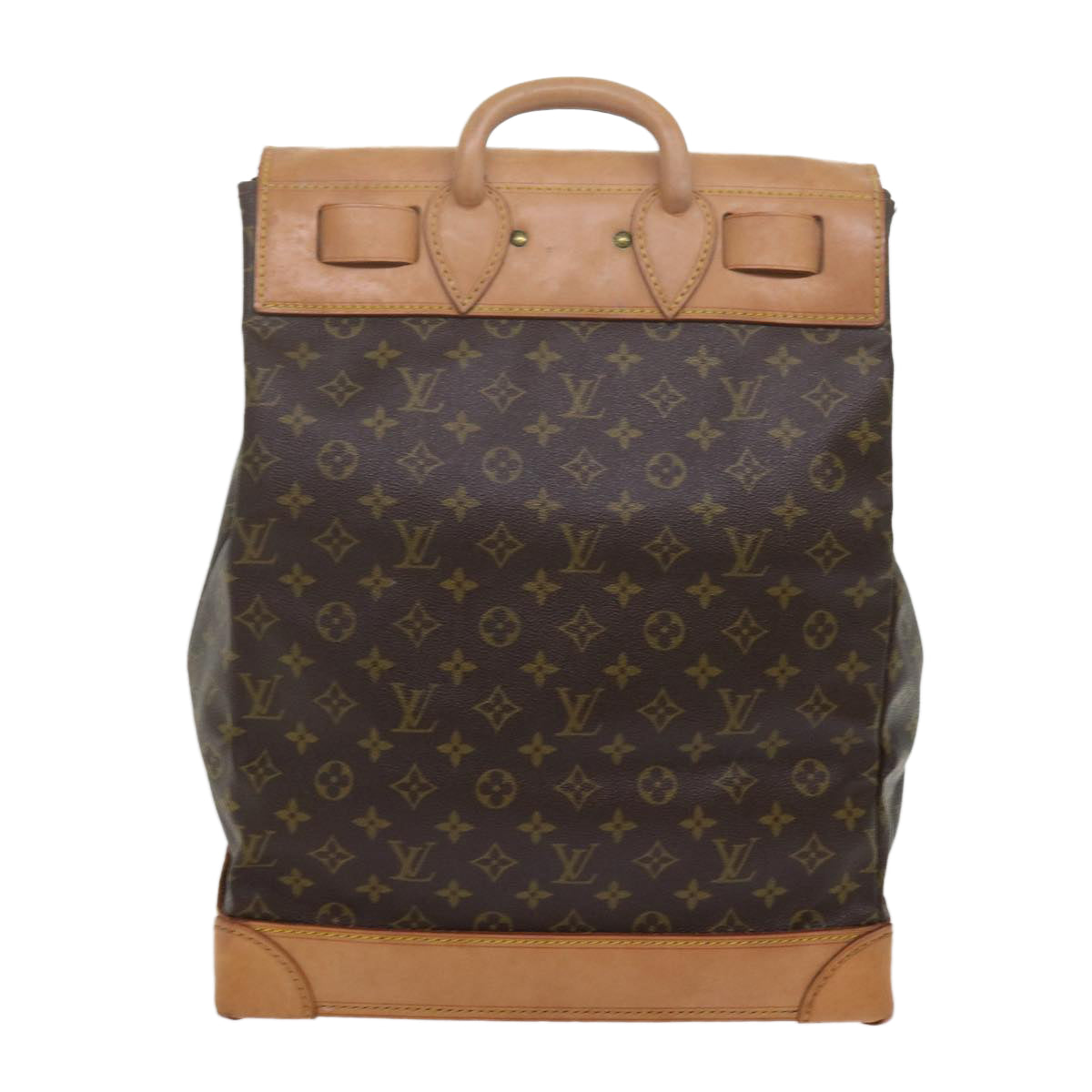 LOUIS VUITTON Monogram Steamer Bag Boston Bag M41126 LV yk9957