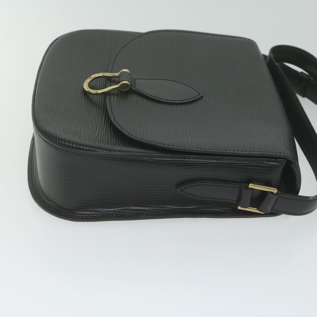 LOUIS VUITTON Epi Saint Cloud GM Shoulder Bag Black M52192 LV yk9961