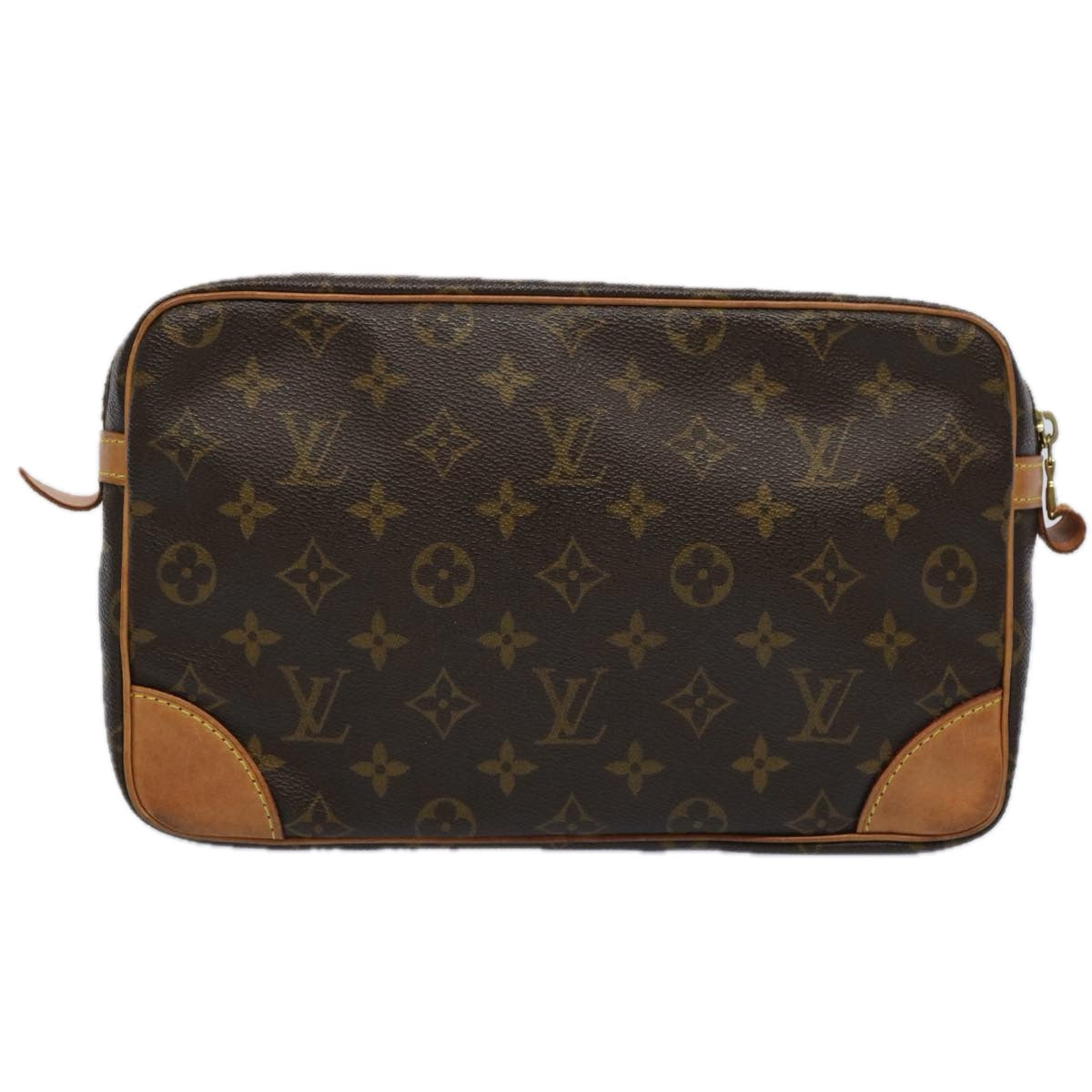 LOUIS VUITTON Monogram Compiegne 28 Clutch Bag M51845 LV yk9975