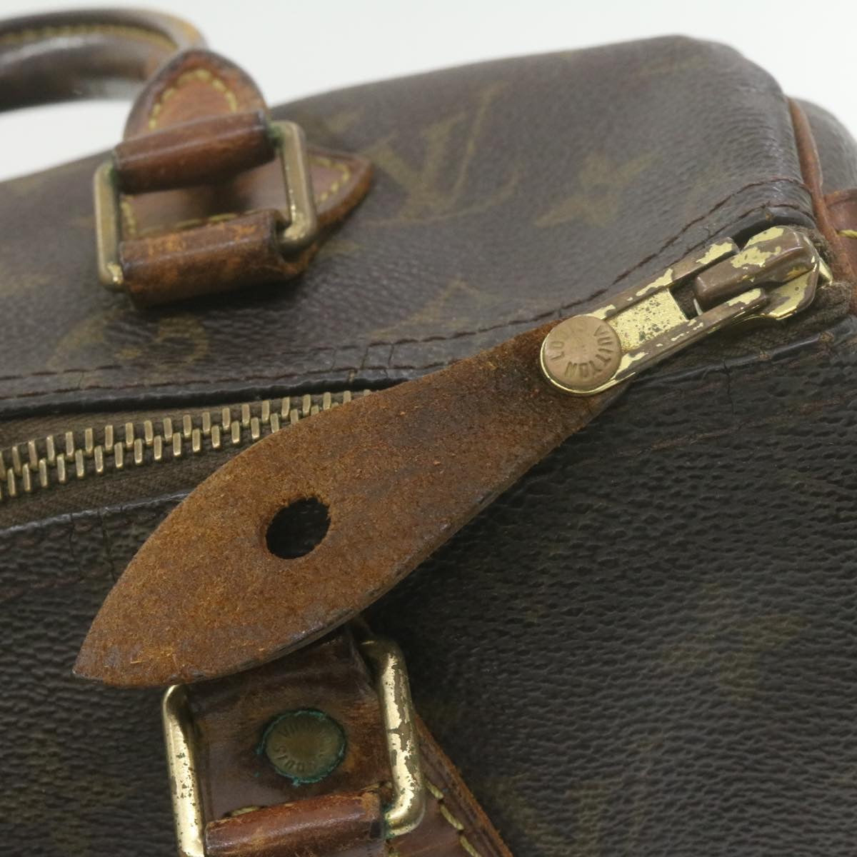 LOUIS VUITTON Monogram Speedy 25 Hand Bag M41528 LV yt280