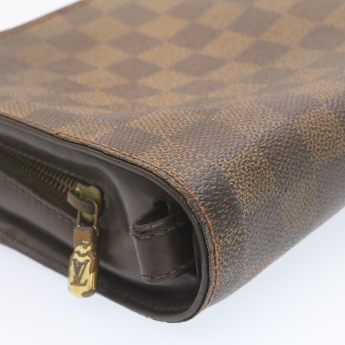LOUIS VUITTON Damier Ebene Saint Louis Clutch Bag N51993 LV yt497