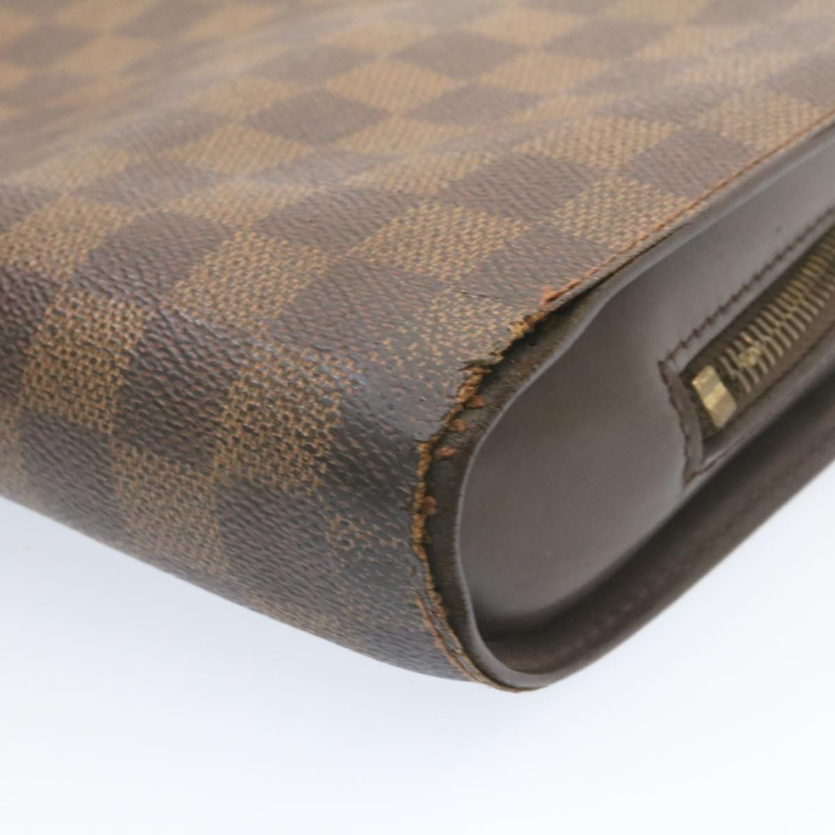LOUIS VUITTON Damier Ebene Saint Louis Clutch Bag N51993 LV yt497