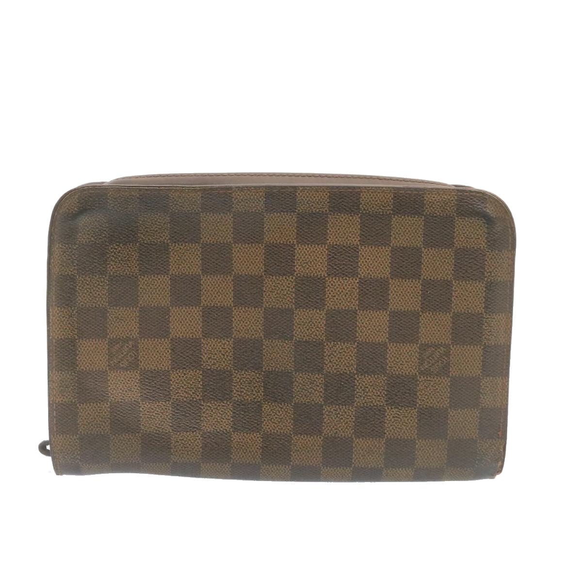 LOUIS VUITTON Damier Ebene Saint Louis Clutch Bag N51993 LV yt497