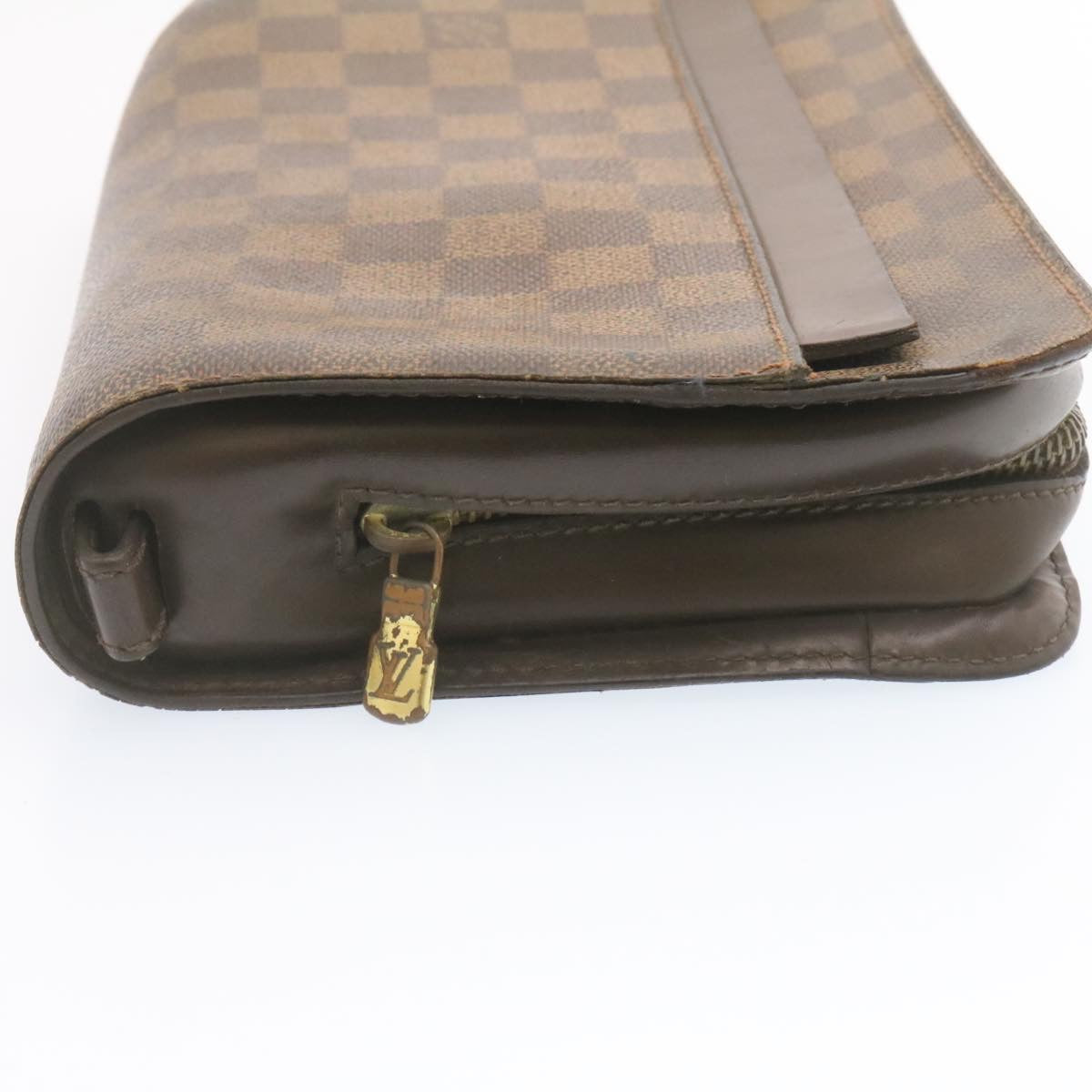 LOUIS VUITTON Damier Ebene Saint Louis Clutch Bag N51993 LV yt497