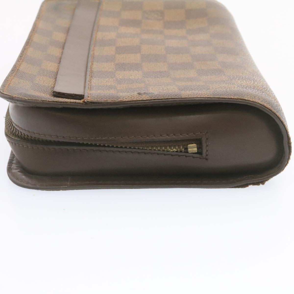 LOUIS VUITTON Damier Ebene Saint Louis Clutch Bag N51993 LV yt497