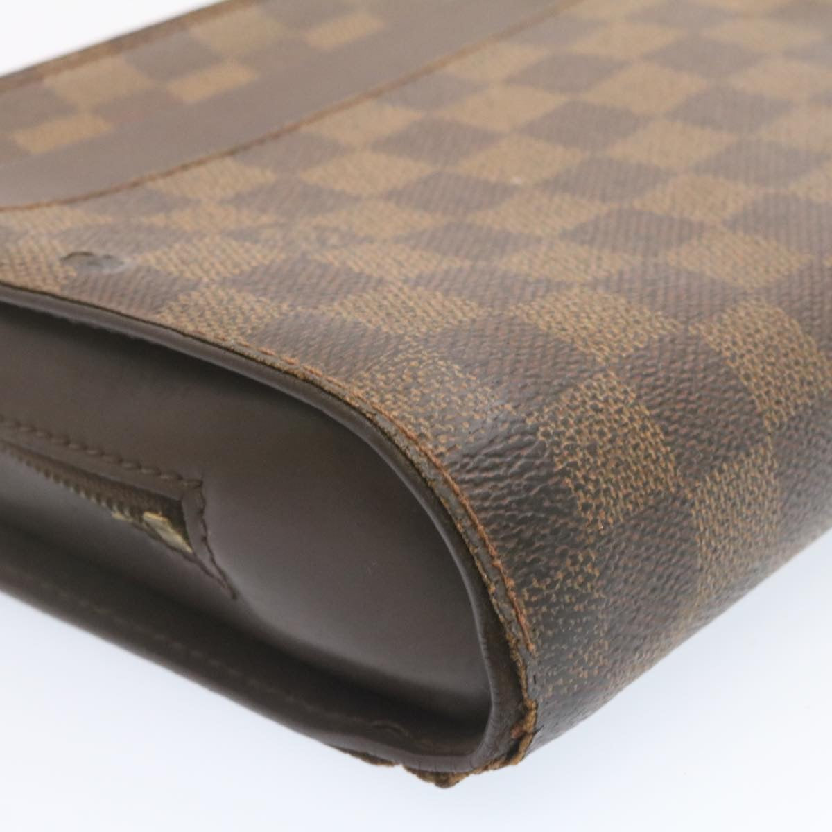 LOUIS VUITTON Damier Ebene Saint Louis Clutch Bag N51993 LV yt497