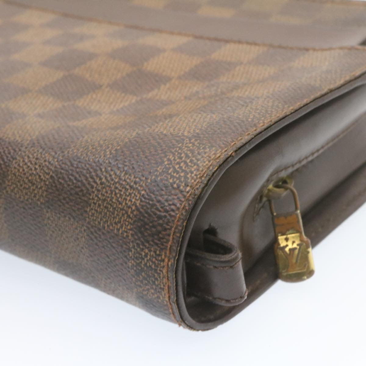 LOUIS VUITTON Damier Ebene Saint Louis Clutch Bag N51993 LV yt497