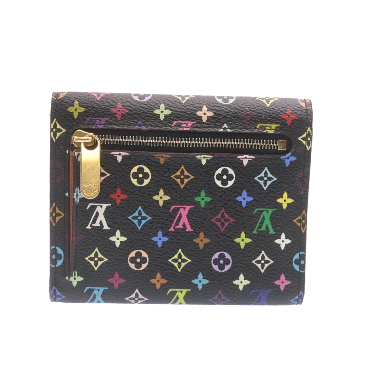 LOUIS VUITTON Multicolor Portefeuille Koala Wallet Black M58015 LV yt501