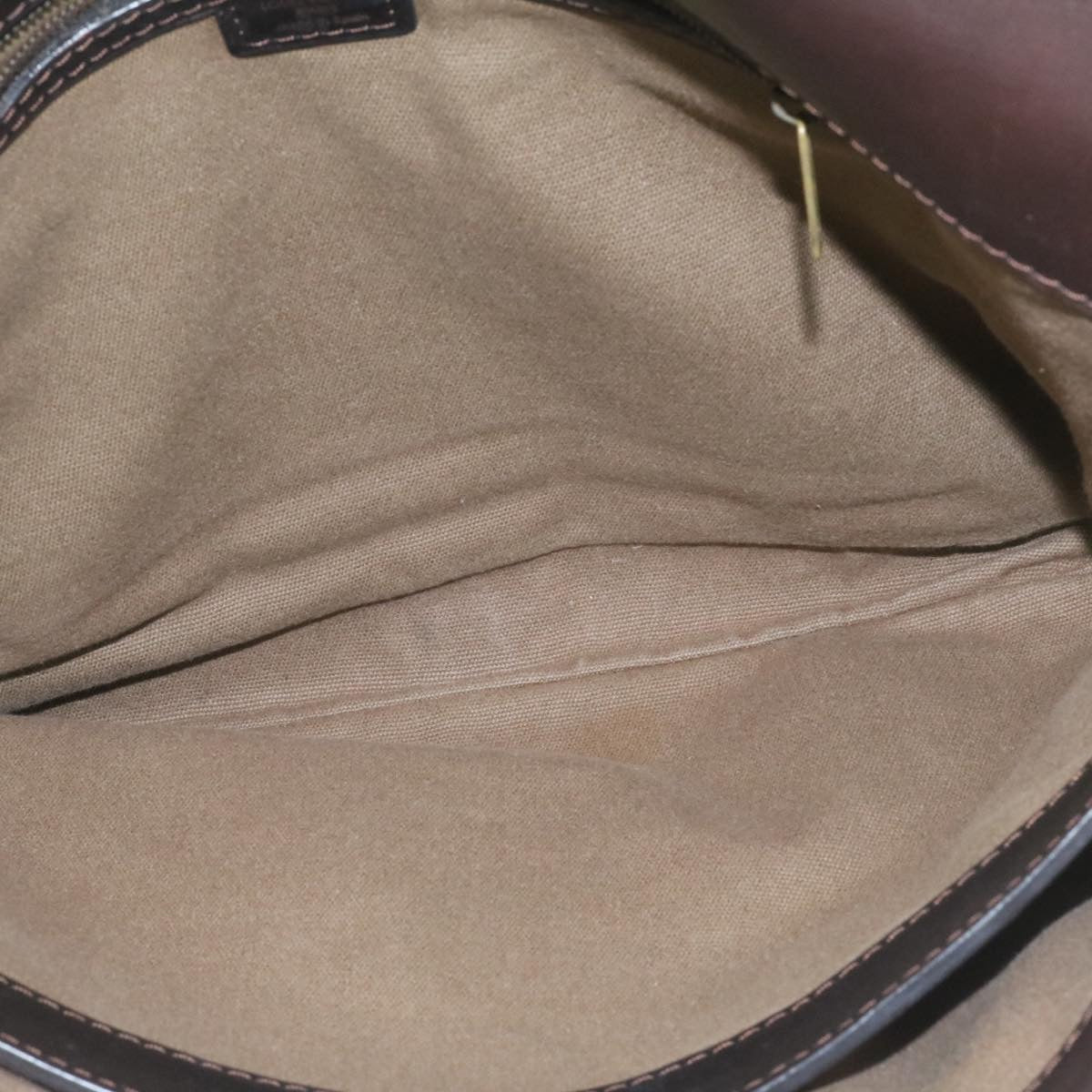 LOUIS VUITTON Utah Shoulder Bag Leather Brown LV yt676